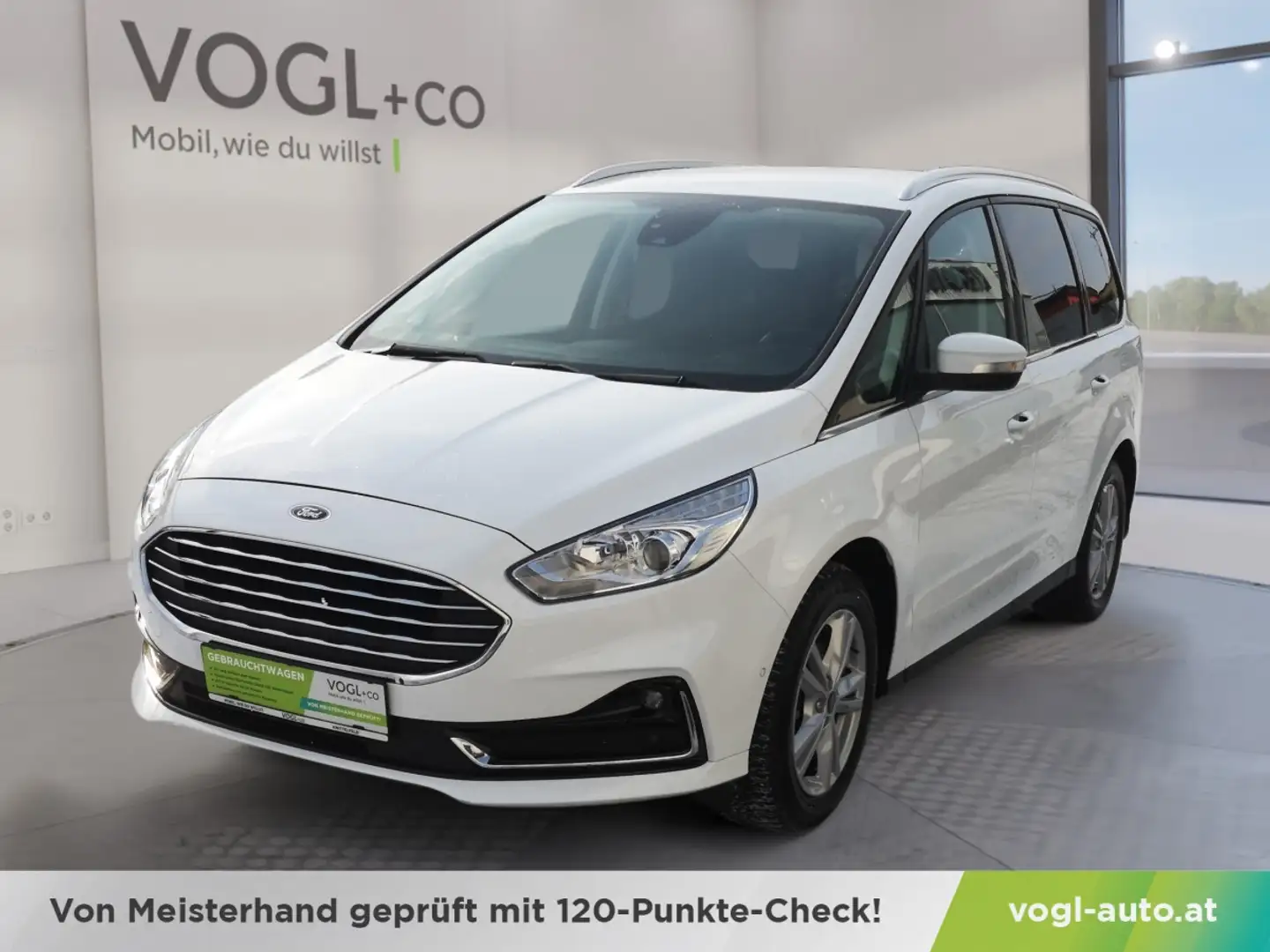 Ford Galaxy 2,0 EcoBlue SCR Titanium 7-sitzig Blanc - 1