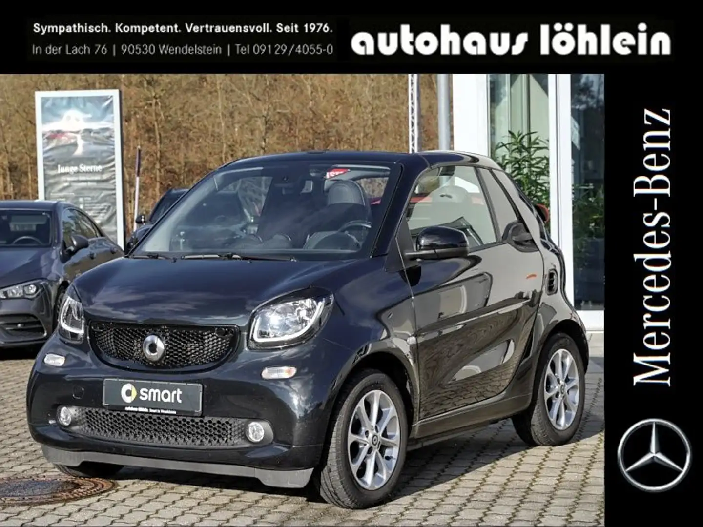 smart forTwo Smart Fortwo Cabrio PRIME+JBL+SHZ+NAVI+LEDER+TEM Schwarz - 1