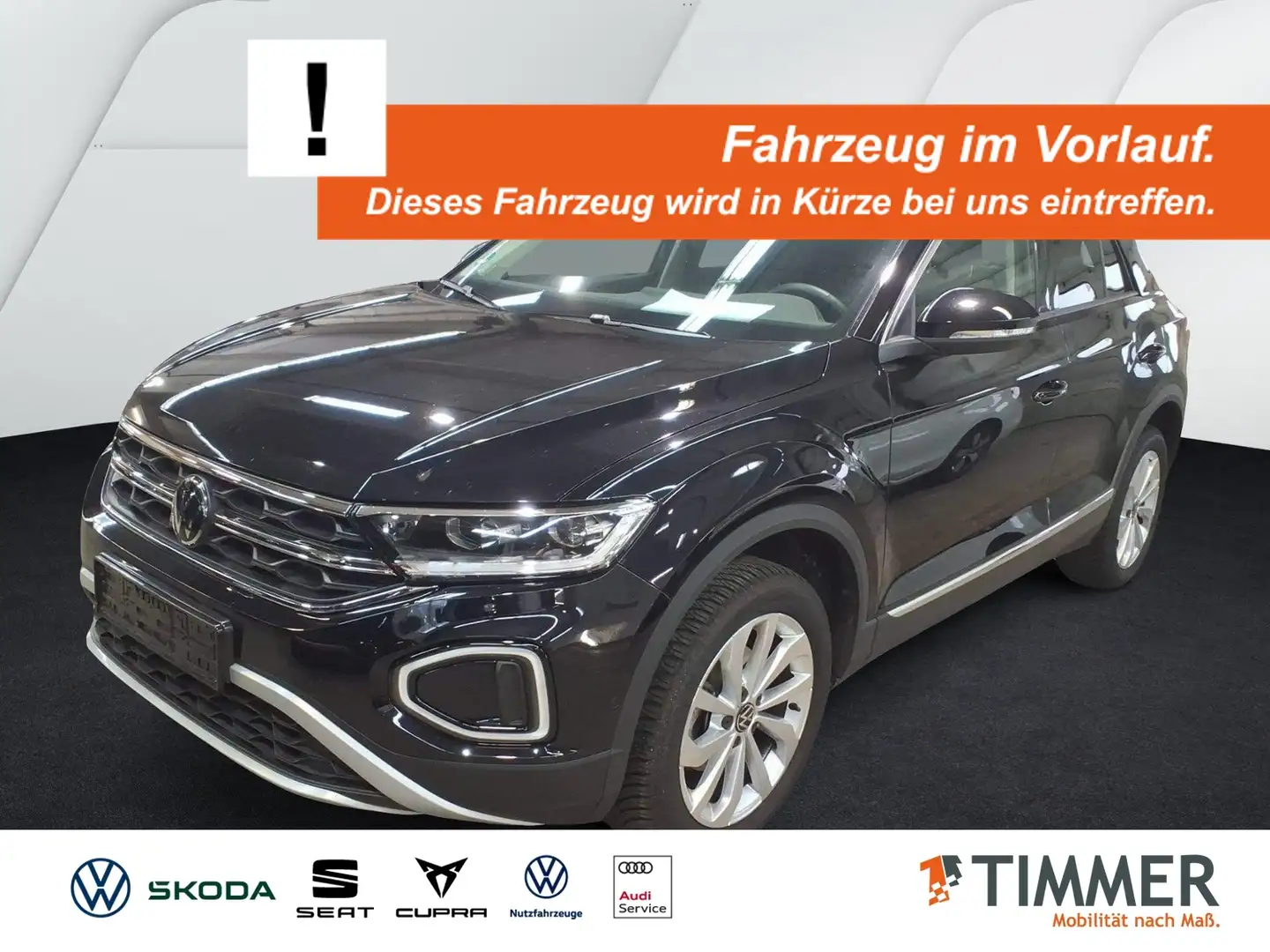 Volkswagen T-Roc 1.5 TSI DSG STYLE *AHK *LED *ACC *VIRTUAL *NAVI * Nero - 1