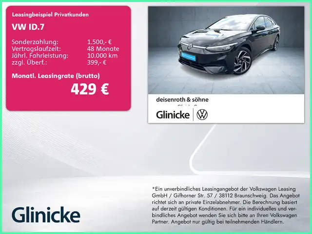 Volkswagen ID.7 Pro Matrix/360/h&k/HuD/Nav/DCC/ACC/EasyOpen
