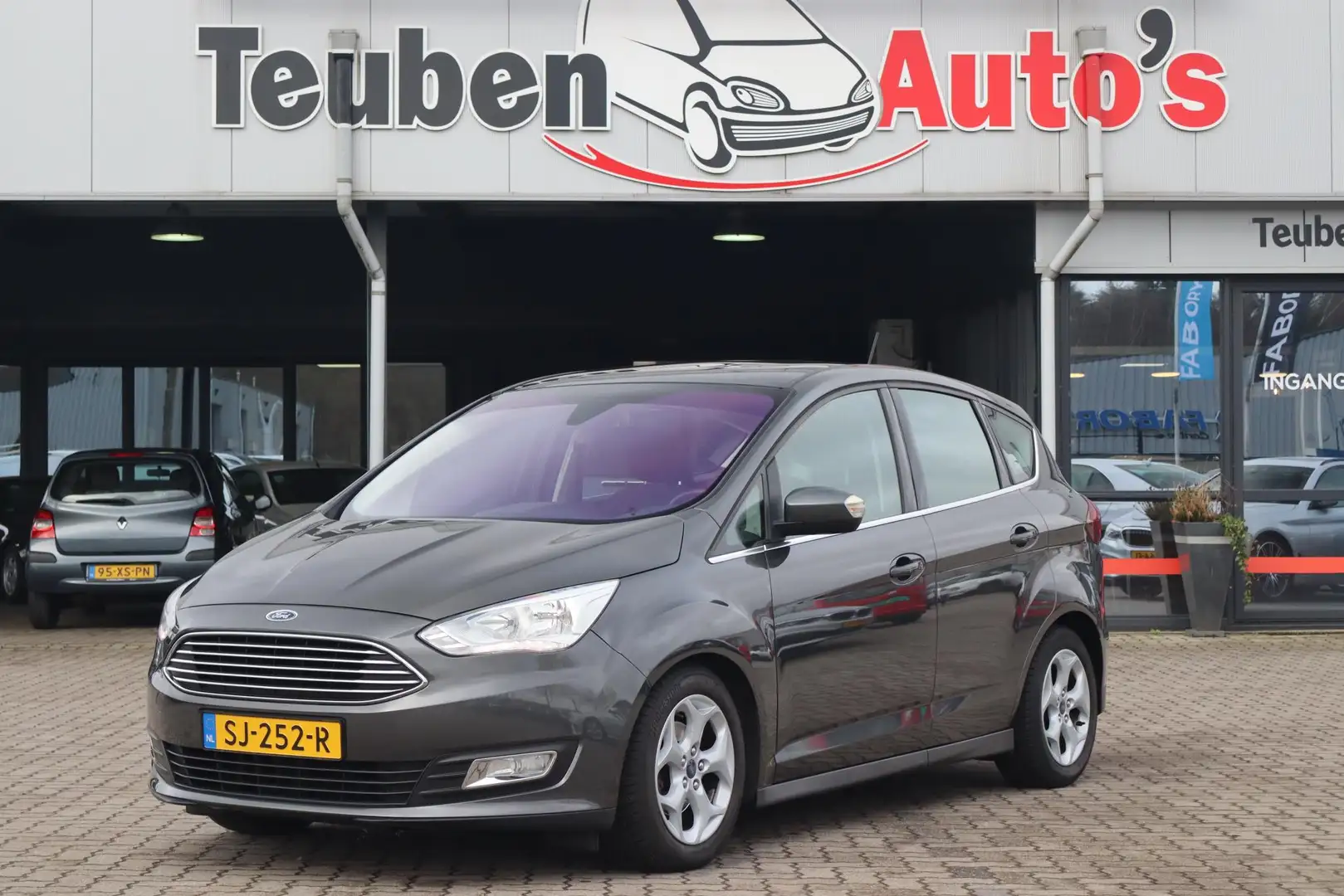 Ford C-Max 1.0 Titanium Panoramadak, Navigatie, Cruise contro Grijs - 1