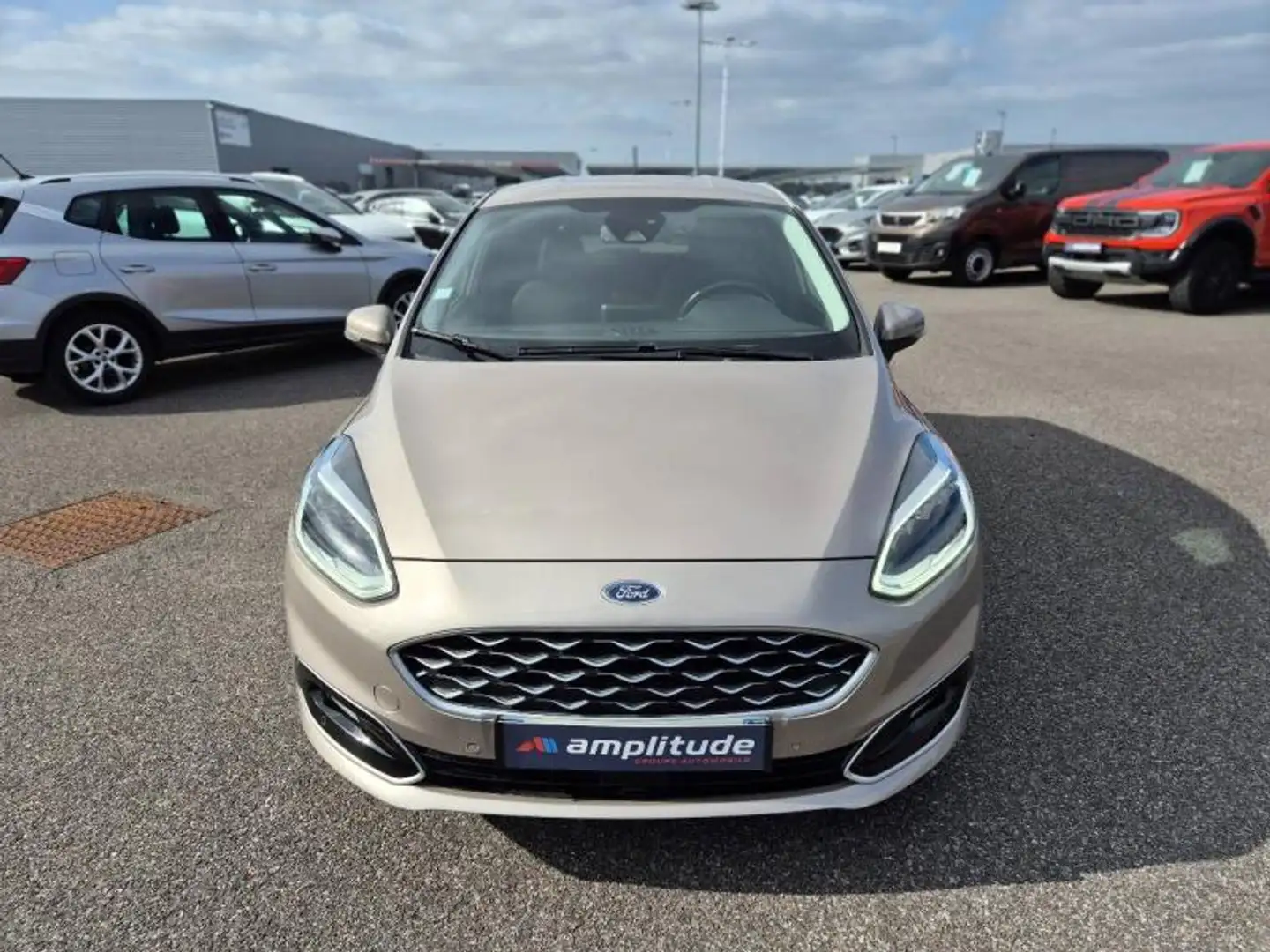 Ford Fiesta 1.0 EcoBoost 140ch Stop\u0026Start Vignale 5p Euro Gris - 2