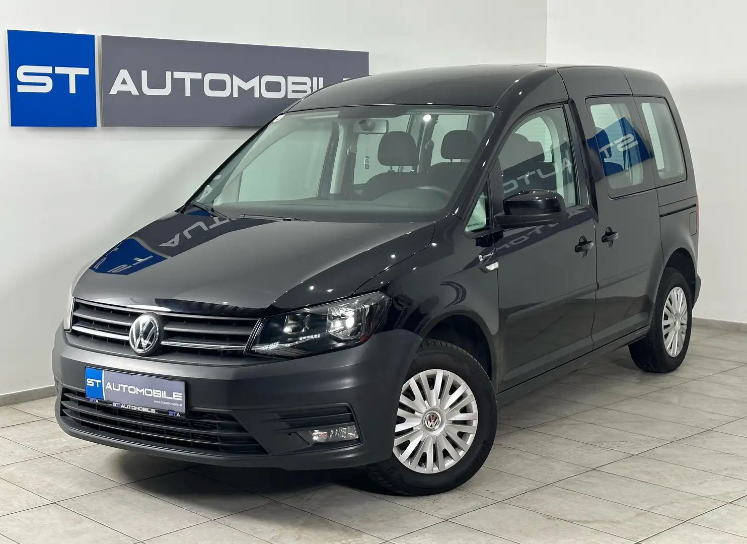 Volkswagen Caddy Trendline BMT // 1.BESITZ // TEMPOMAT // Schwarz - 1