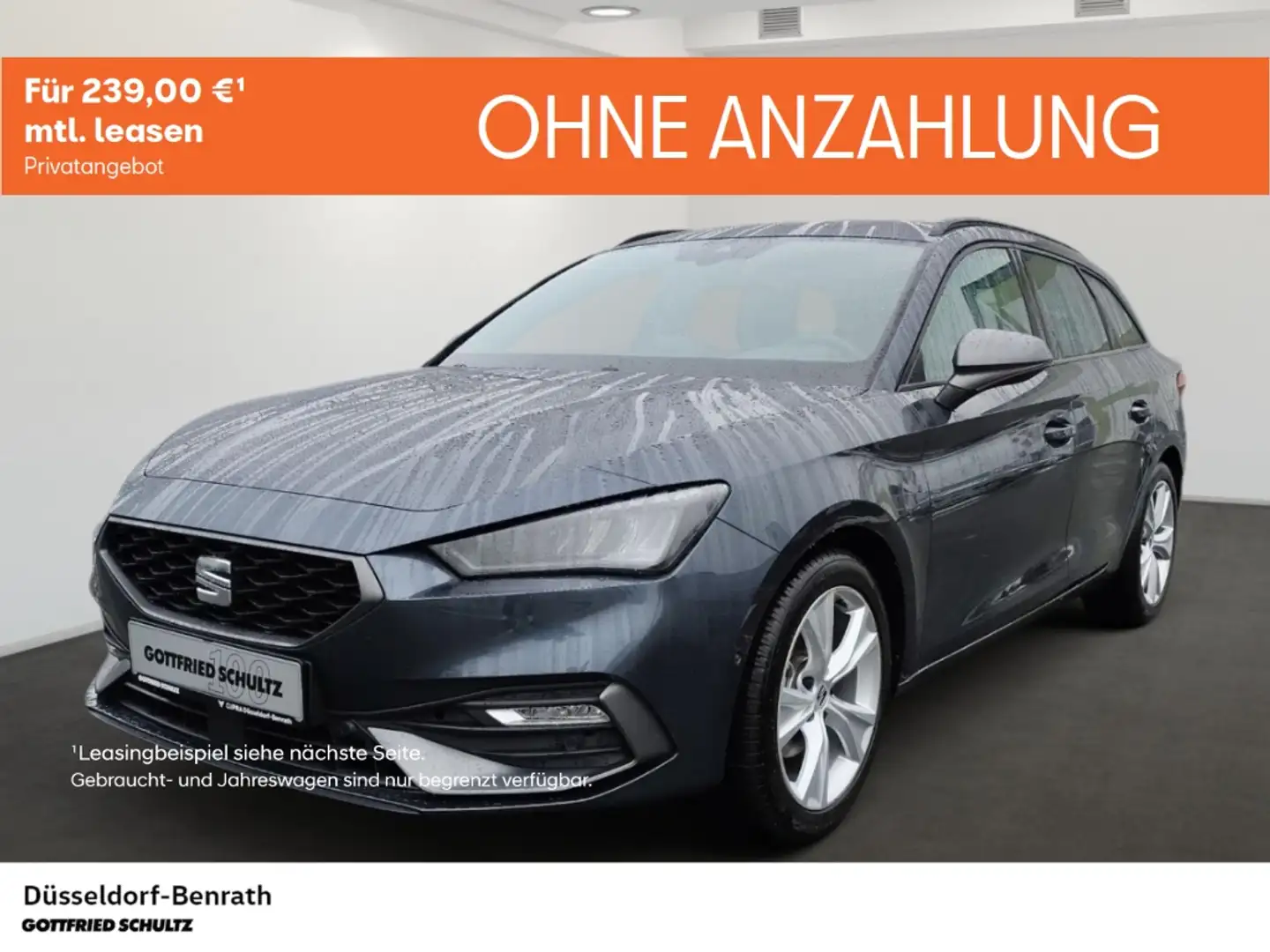 SEAT Leon Sportstourer FR 1.5 eTSI DSG Navi LED Full Link Ei Grau - 1