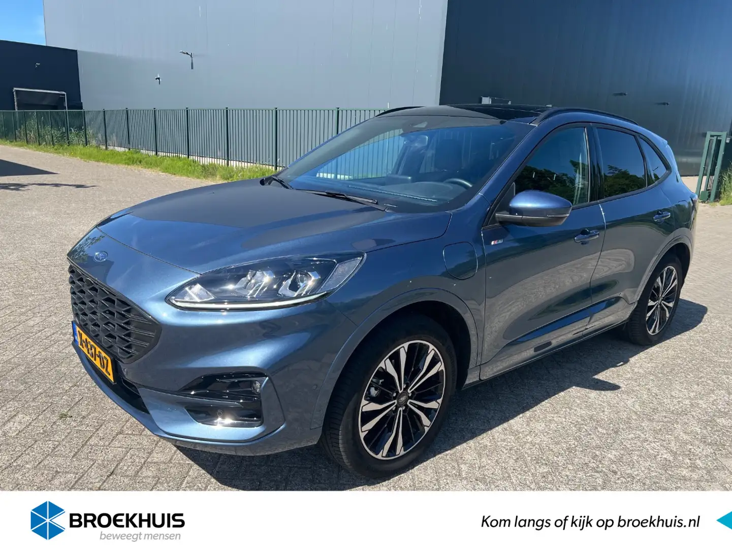 Ford Kuga 2.5 PHEV ST-Line X | Pano-dak | Wegklap Trekhaak | Blauw - 1