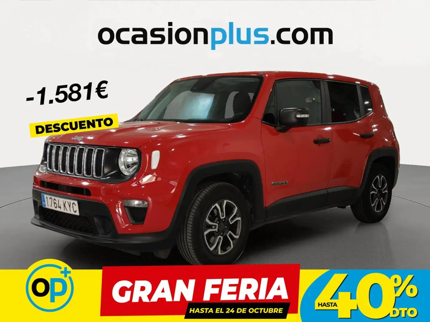 Jeep Renegade 1.6Mjt Sport 4x2 Rojo - 1