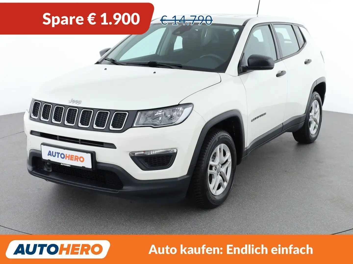Jeep Compass 1.4 M-Air Sport FWD Weiß - 1