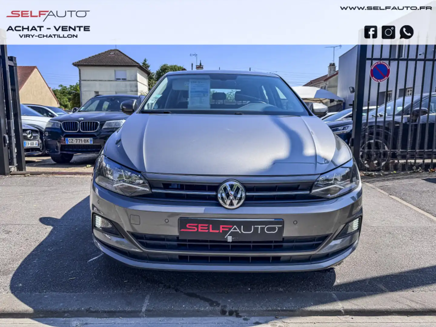 Volkswagen Polo 1.0 TSI 95CH CONFORTLINE Gris - 2