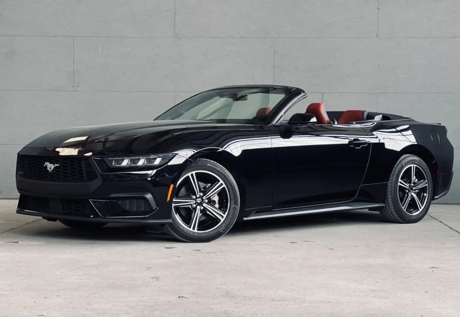 Ford Mustang 2.3 EcoBoost Cabrio Unfallfrei *Premium* Schwarz - 1