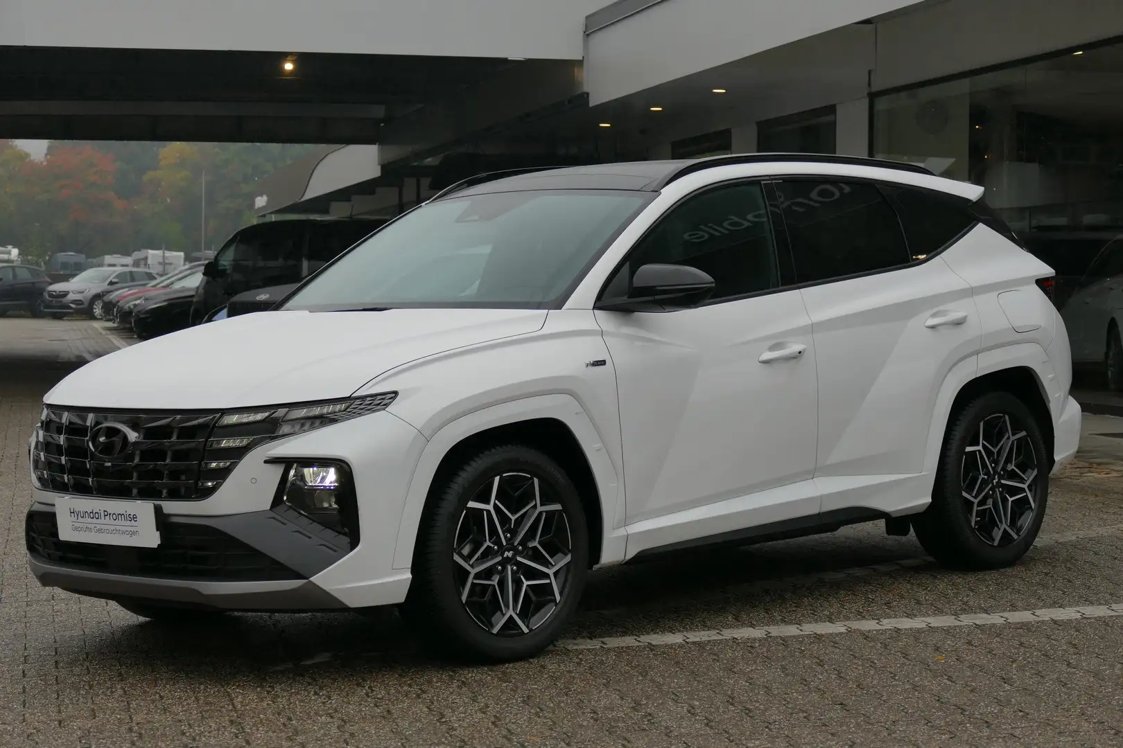 Hyundai TUCSON TUCSON 1.6 T-GDi 48V-Hybrid 2WD DCT N Line Weiß - 1