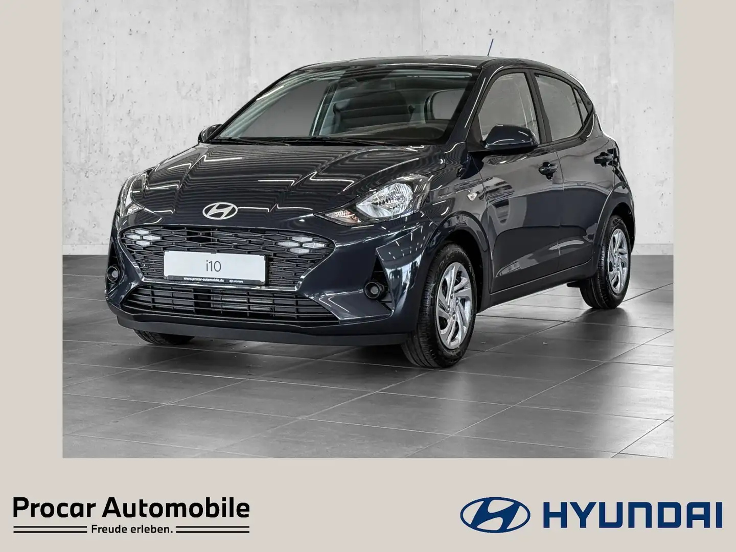 Hyundai i10 1.0 Benzin SELECT MY25+RFK+KLIMA+NAVI Grijs - 1