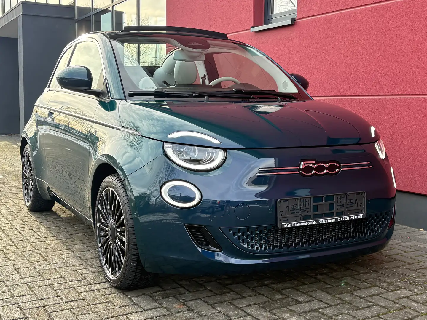 Fiat 500 ELEKTRO CABRIO EDITION LA PRIMA LEDER KAMERA 1HAND Vert - 2