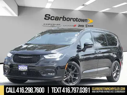 Black 2025 Chrysler Pacifica Minivan Front-Wheel Drive Automatic