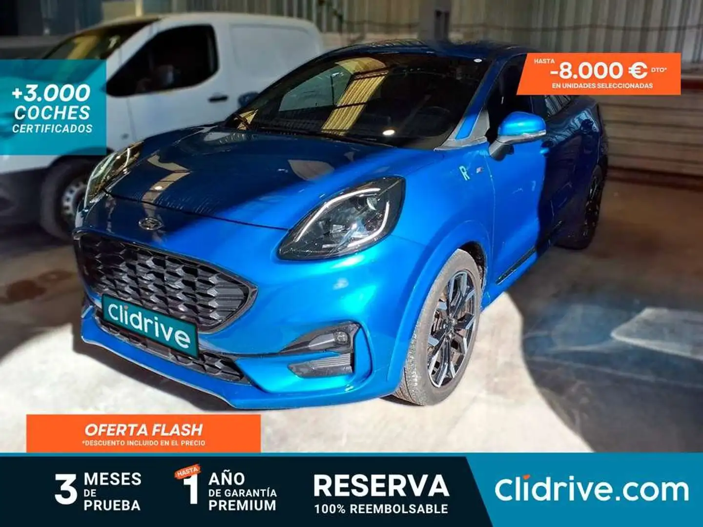 Ford Puma 1.0 EcoBoost MHEV ST-Line X Aut. 125 Azul - 1