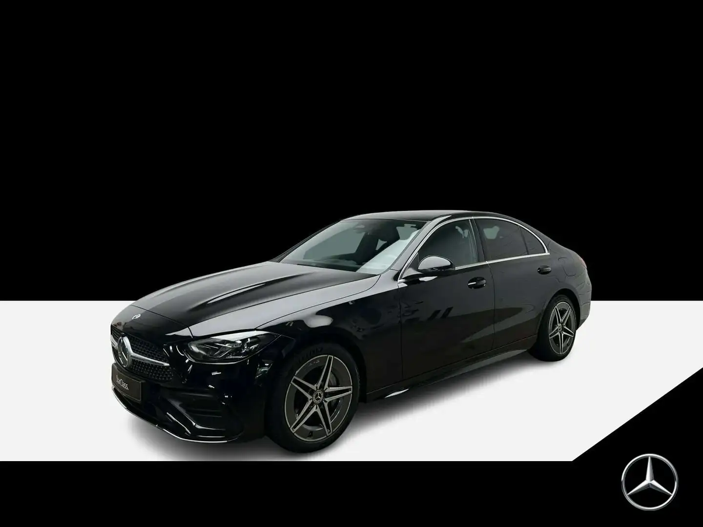 Mercedes-Benz C 300 C 300 de 4MATIC AMG-Line LED+Kamera+Memo+Totw Navi Zwart - 1