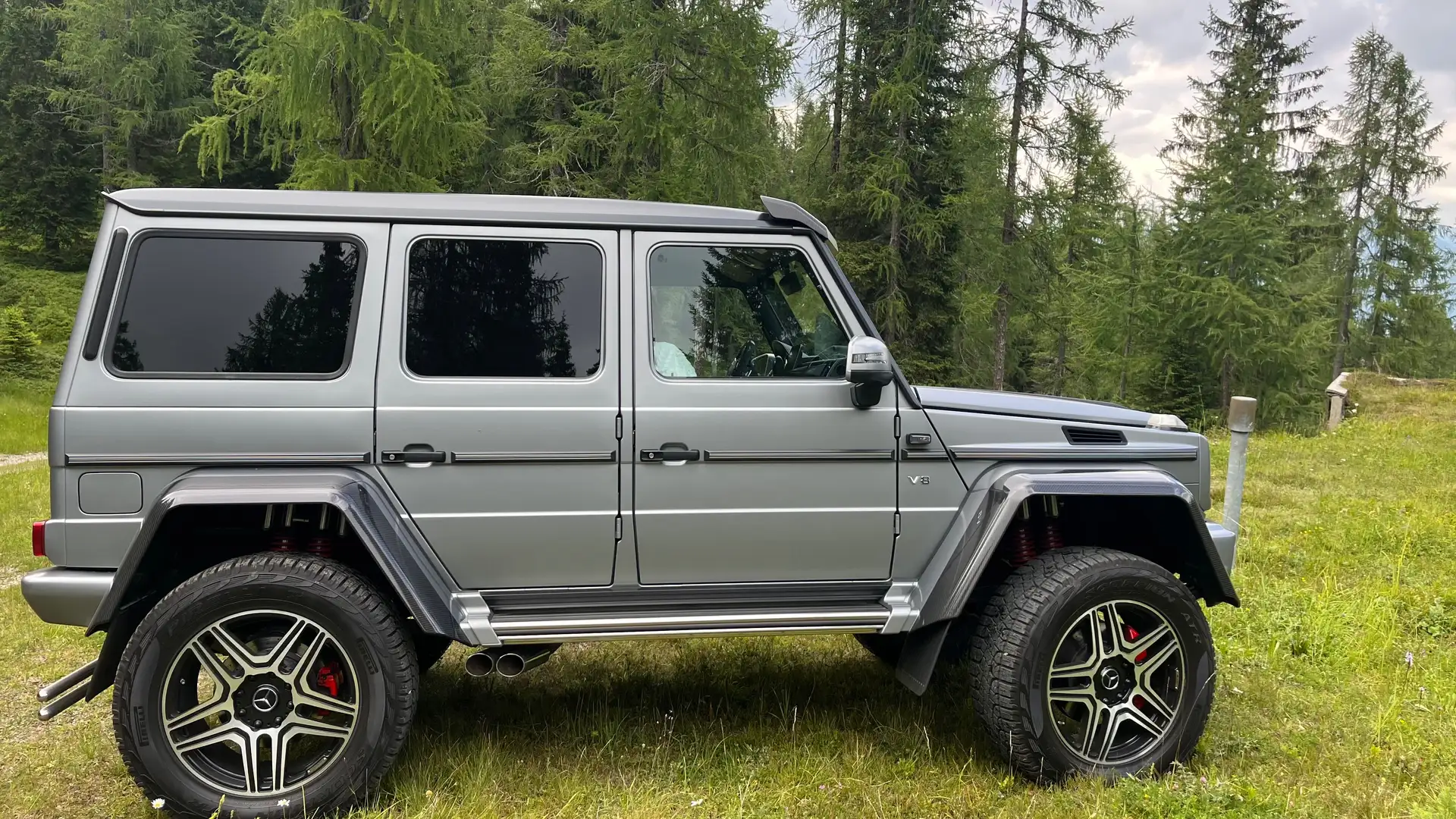 Mercedes-Benz G 500 4x4 hoch 2 Gümüş rengi - 1