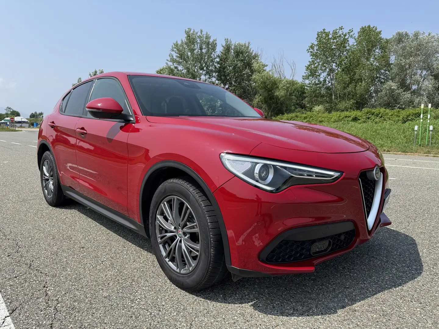 Alfa Romeo Stelvio 2.2 t Business 190cv  UniPro Sensori Park Camera ! Rojo - 1