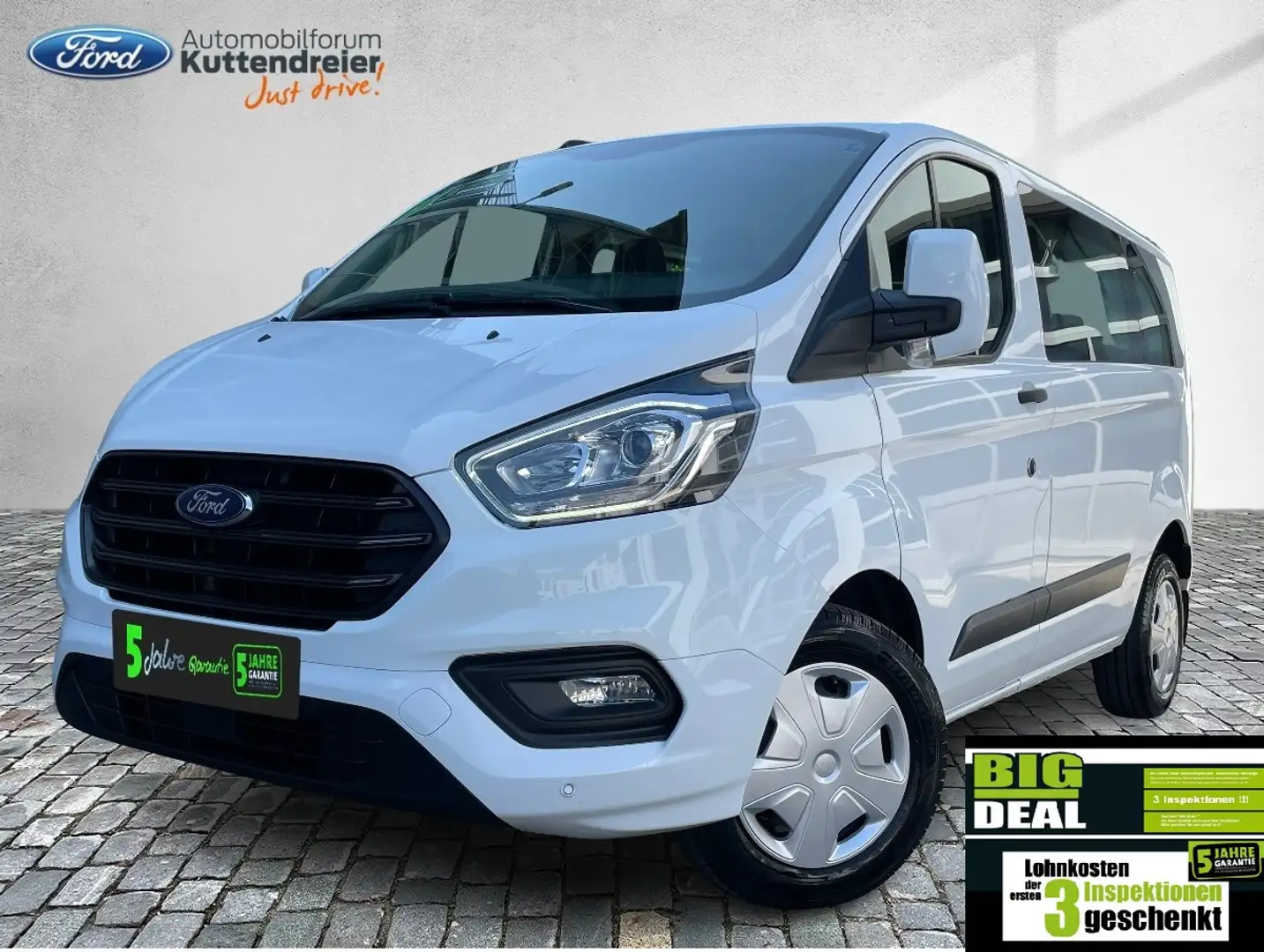 Ford Tourneo Custom Transit  Kombi L1 Trend Klima 9-S. Weiß - 1