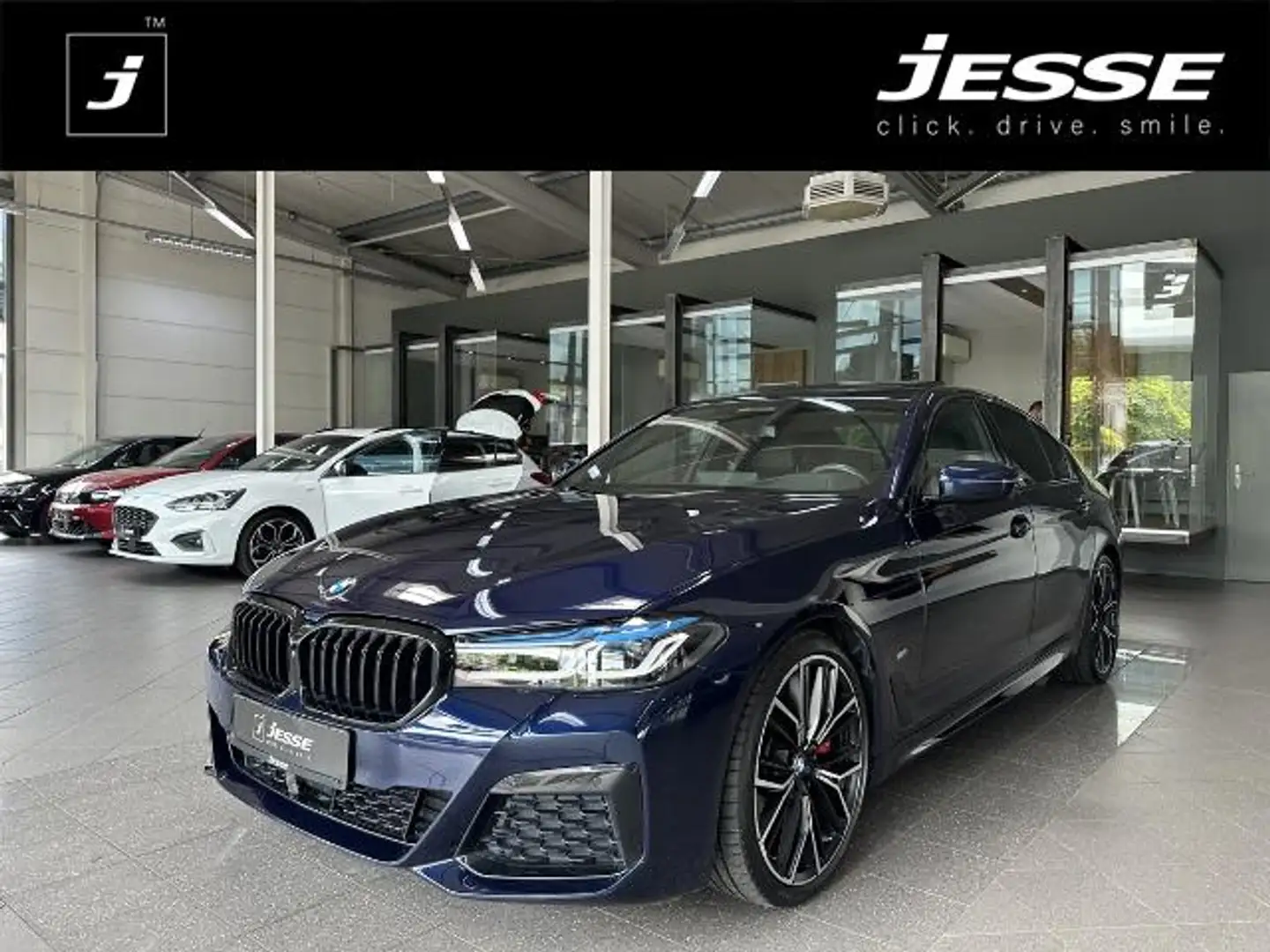 BMW M550 i xDrive Laser ACC B&W HUD 360° Standhzg. GSD Bleu - 1