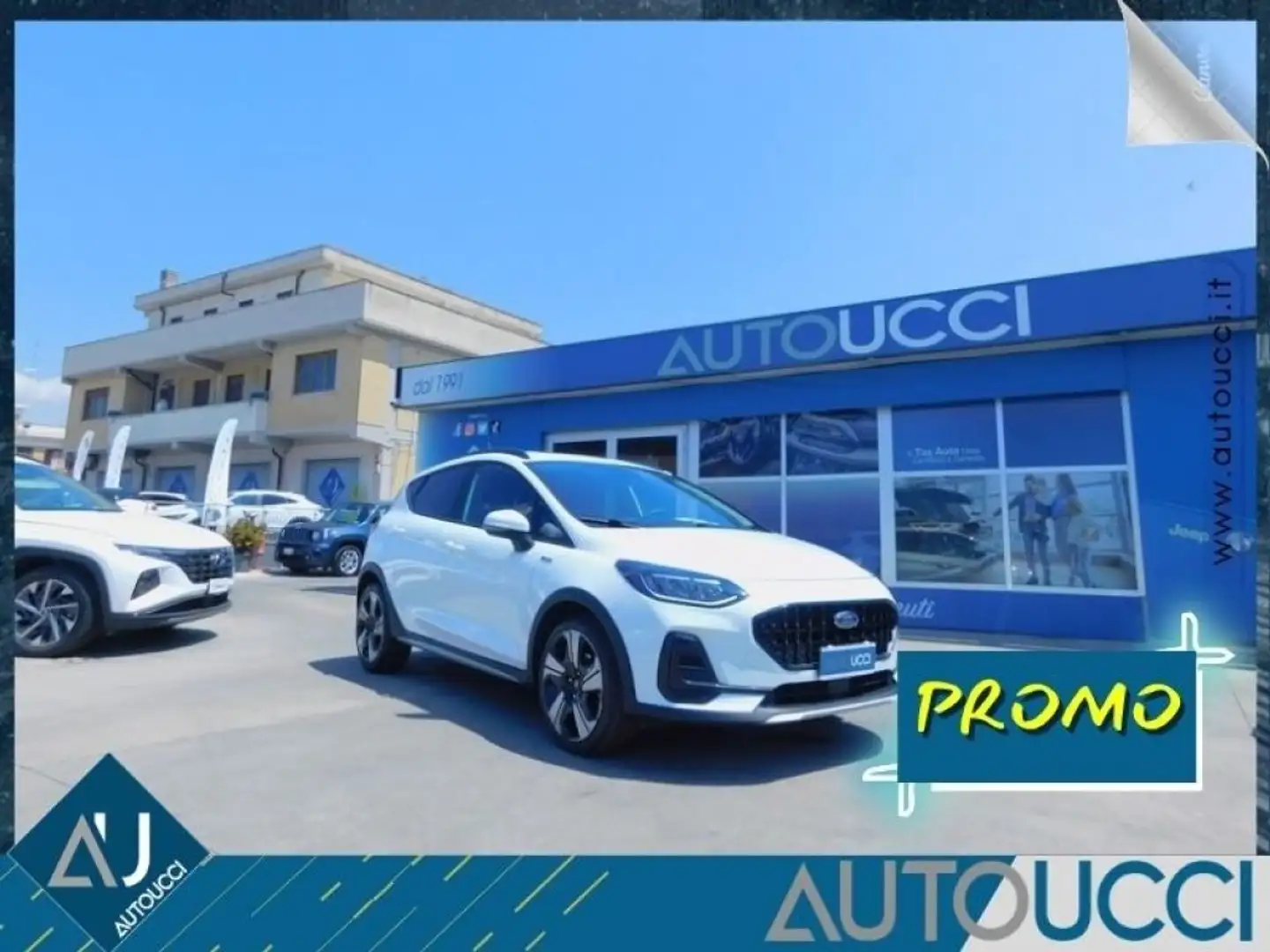 Ford Fiesta 1.0 Ecoboost Hybrid Active 125 cv Bianco - 1