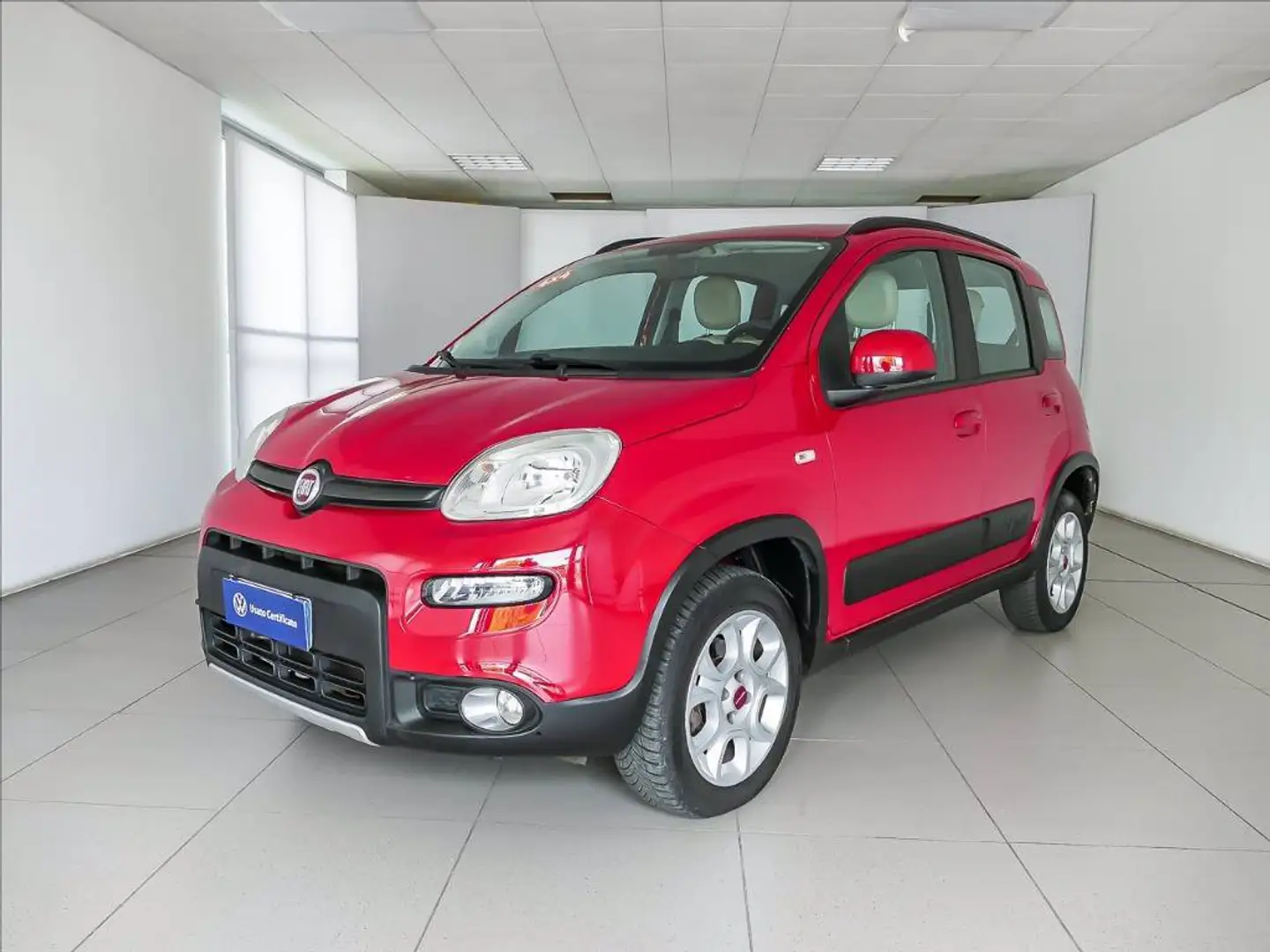 Fiat Panda FIAT 1.3 MJET 75CV TREKKING 4X4 Rouge - 1