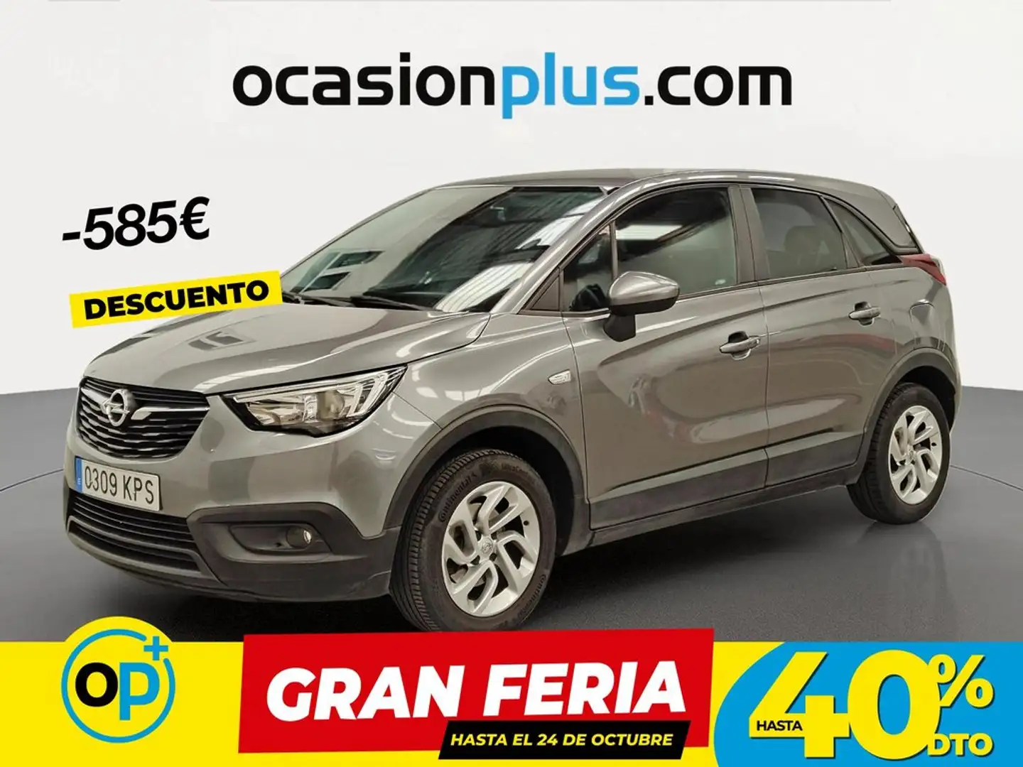Opel Crossland X 1.2T S&S ecoTEC Selective 110 Gris - 1