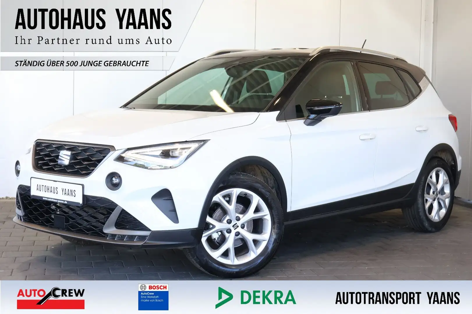 SEAT Arona FR 1.0 TSI AID+CARPLAY+LANE+PDC+LED+17" Weiß - 1