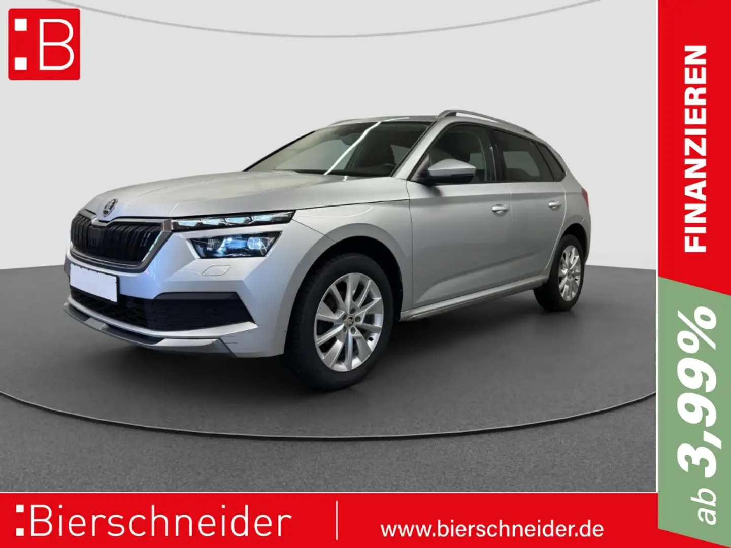 Skoda Kamiq 1.5 TSI DSG Style AHK REAR VIEW LED NAVI Silber - 1