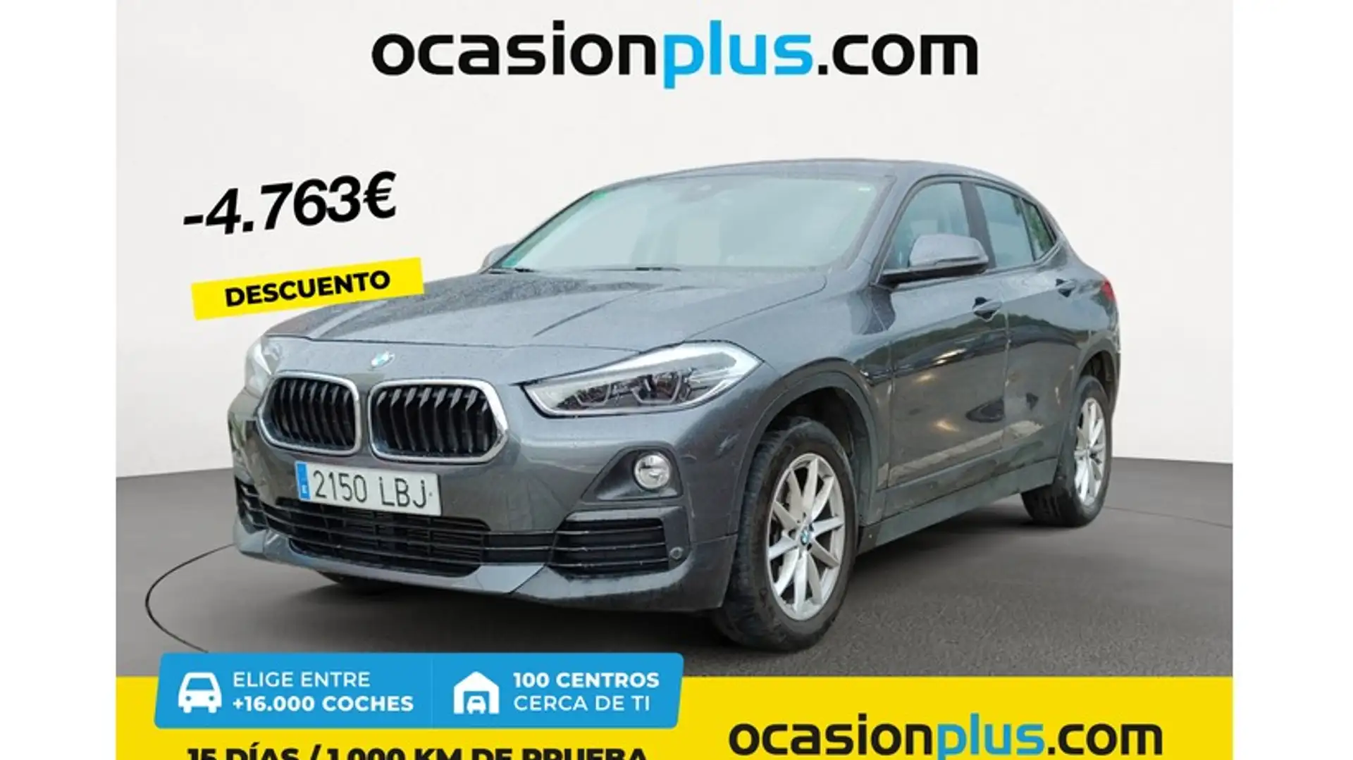 BMW X2 sDrive 18dA Gris - 1
