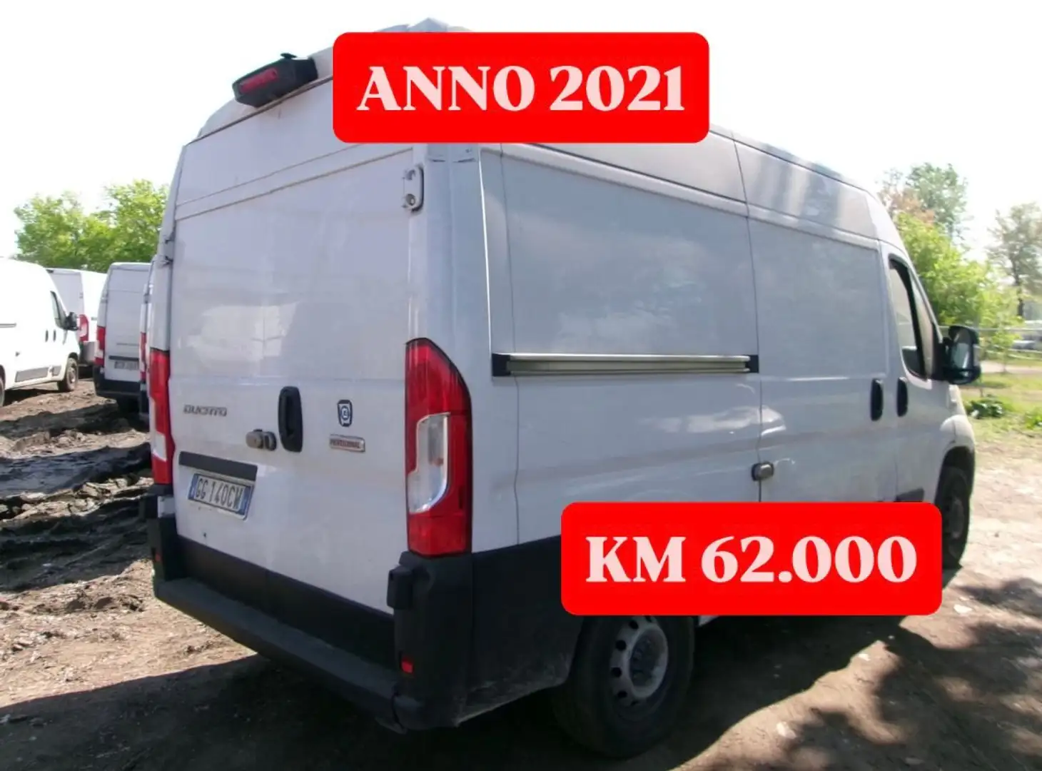 Fiat Ducato 2.2mjt 140cv L2H2 FURGONE Km 62.000 Bianco - 2
