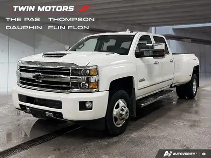 White 2019 Chevrolet Silverado 3500HD Pickup Truck Four-Wheel Drive Automatic