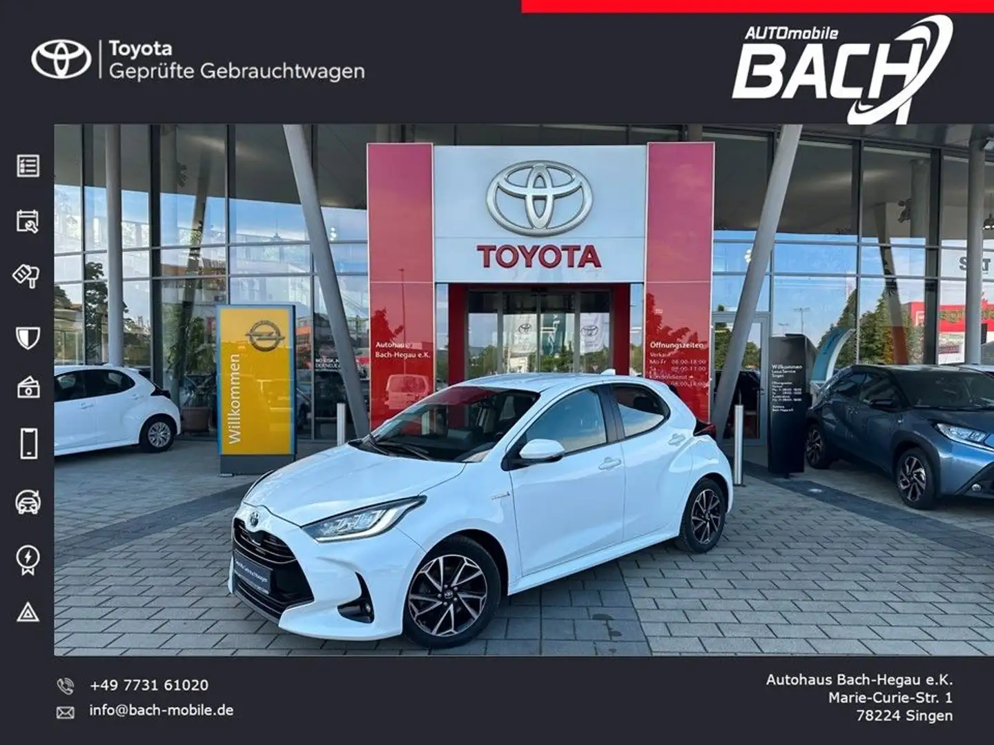 Toyota Yaris 1.5 Hybrid Club, NAVI, LED, KAMERA Wit - 1