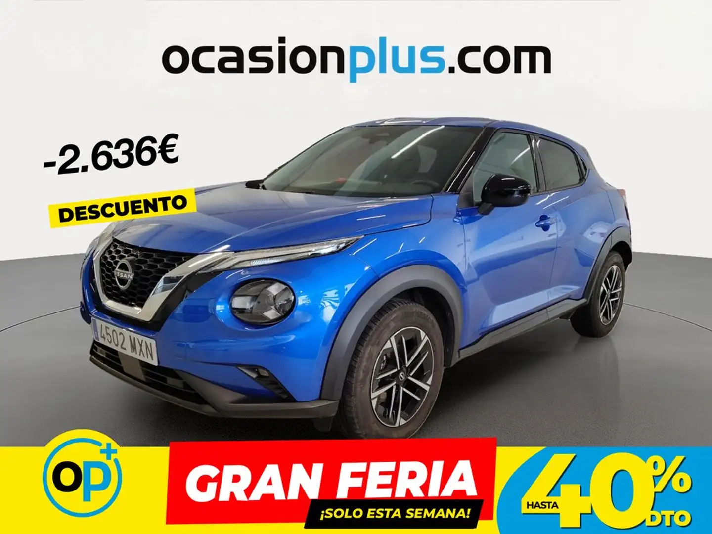 Nissan Juke 1.0 DIG-T N-Connecta 4x2 114 Azul - 1
