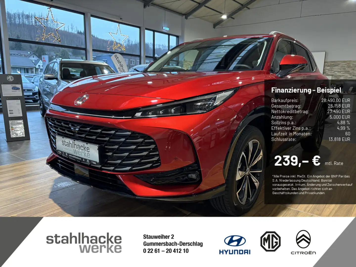 MG HS LUXURY Automatik I sofort verfügbar I Preis nur gültig bei Finanzierung Rouge - 1