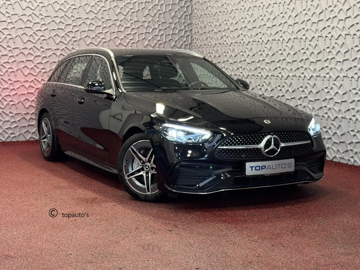 Mercedes-Benz C 220 Estate D MHEV AMG LINE ELEK.KLEP DISTRONIC CAMERA Zwart - 1