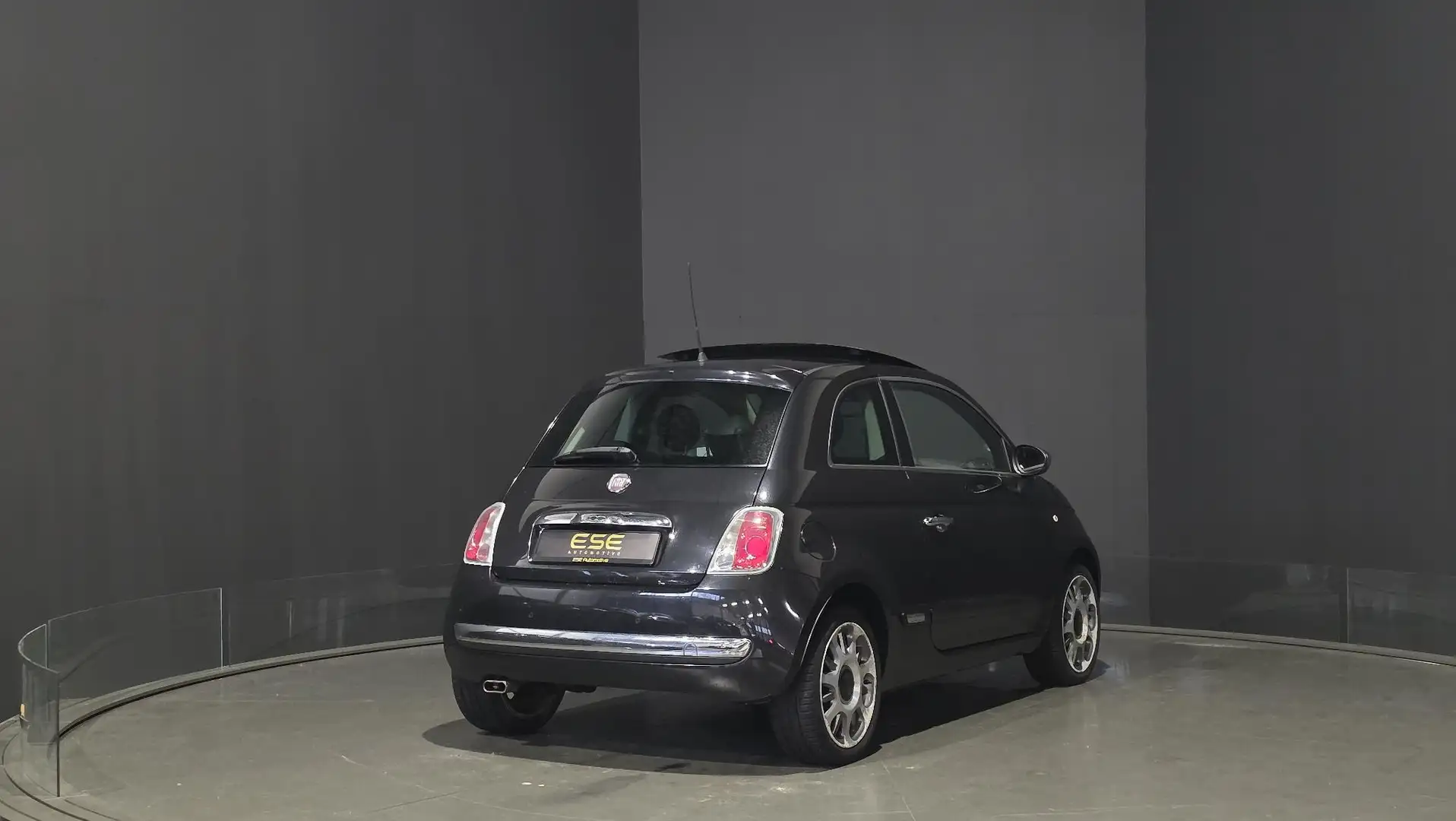 Fiat 500 0.9 TwinAir Lounge | Panoramadak | Leder | Climate Schwarz - 2