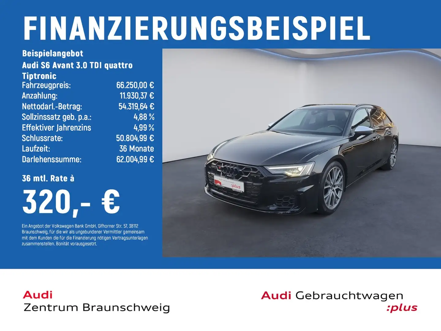Audi S6 Avant 3.0 TDI quattro Tiptronic MATRIX-LED+SHZ+AHK Schwarz - 2