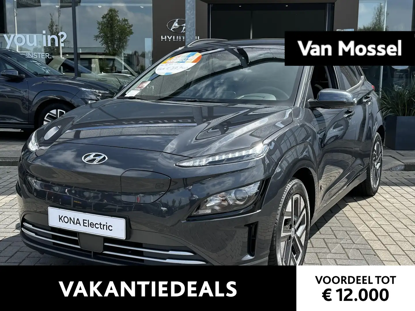 Hyundai KONA EV Fashion 64 kWh | BIJTELLINGSKNALLER 17% | Airco Grau - 1