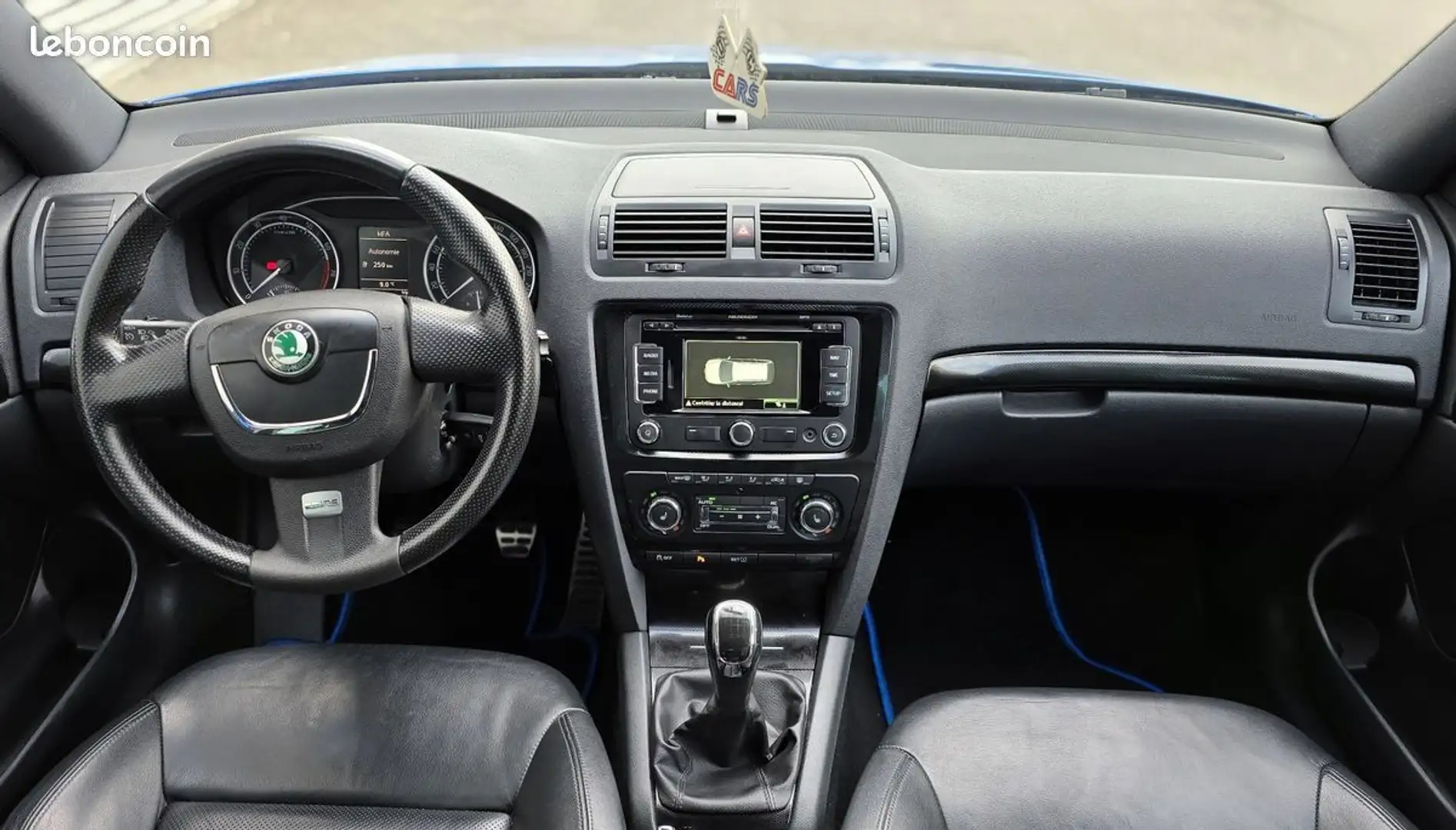 Skoda Octavia 2.0 tfsi rs Bleu - 2