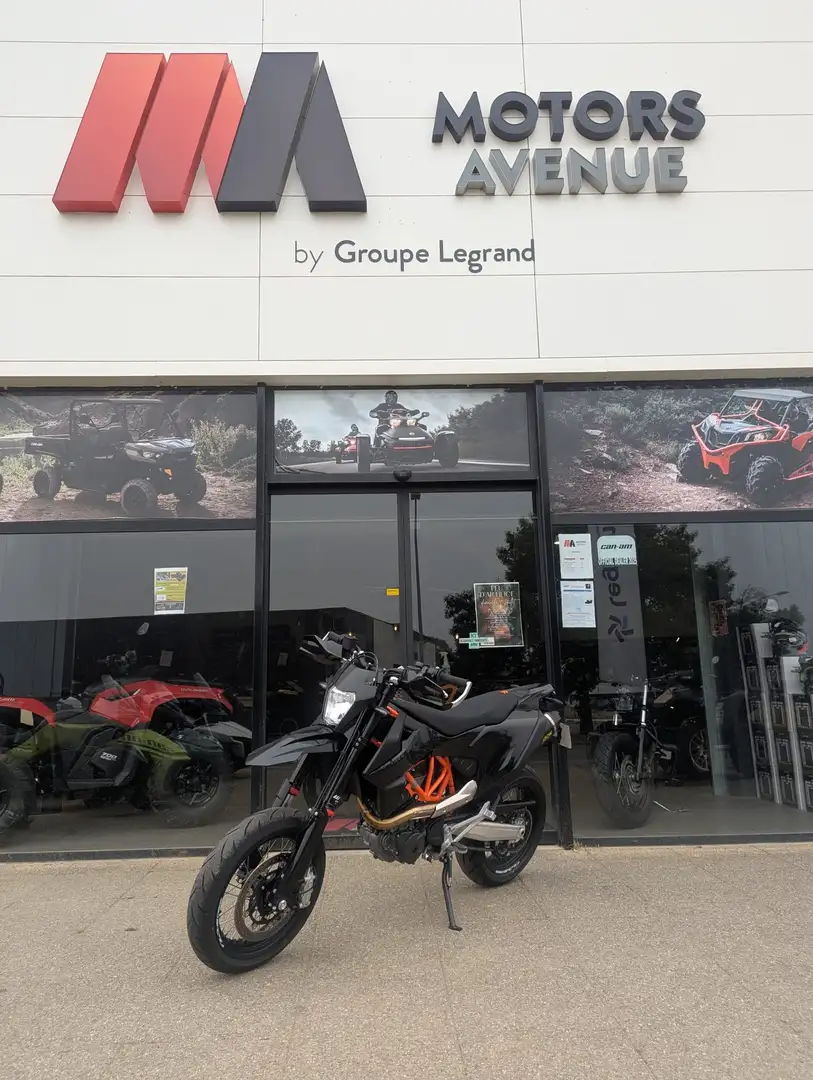 KTM 690 SMC R Noir - 1