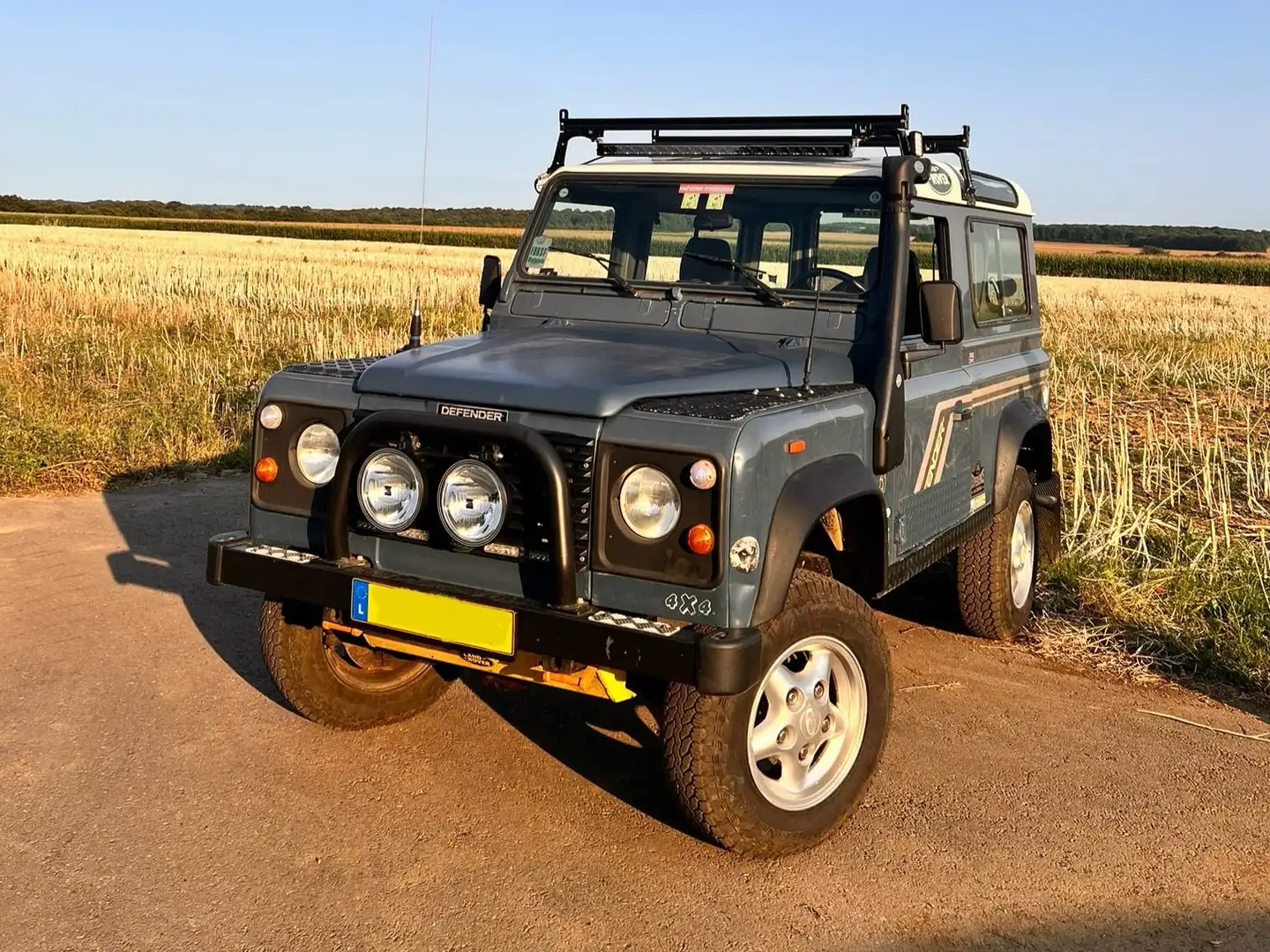 Land Rover Defender Typ 90 County Bleu - 1