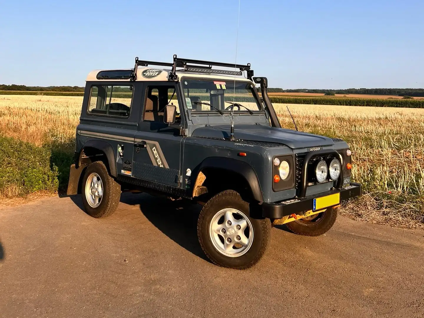 Land Rover Defender Typ 90 County Bleu - 2