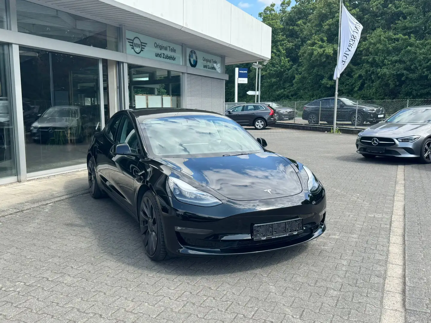 Tesla Model 3 PERFORM AWD PANO+NAVI+STDHZ+LED+ACC+360+ Noir - 2