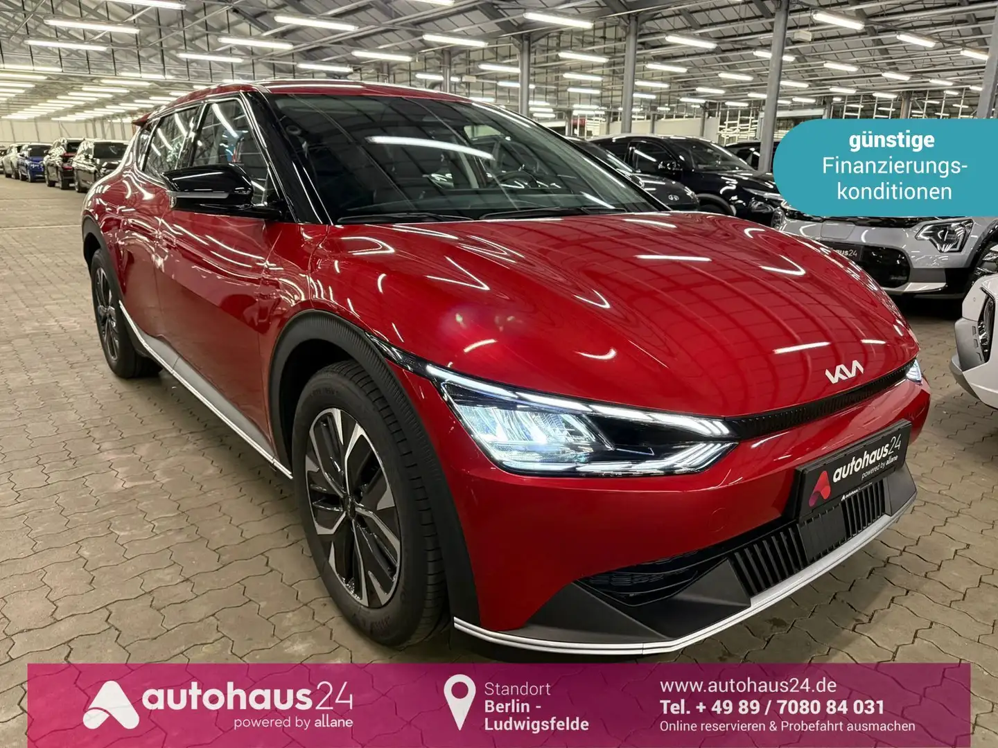 Kia EV6 Elektro 58 kWh 2WD ACC|LED|Kamera|Navi Rot - 1