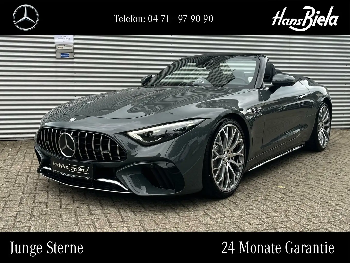 Mercedes-Benz SL 55 AMG Mercedes-AMG SL55 4M+ Prem+/21"/PerfSi/Bur3D/Mas Grau - 1