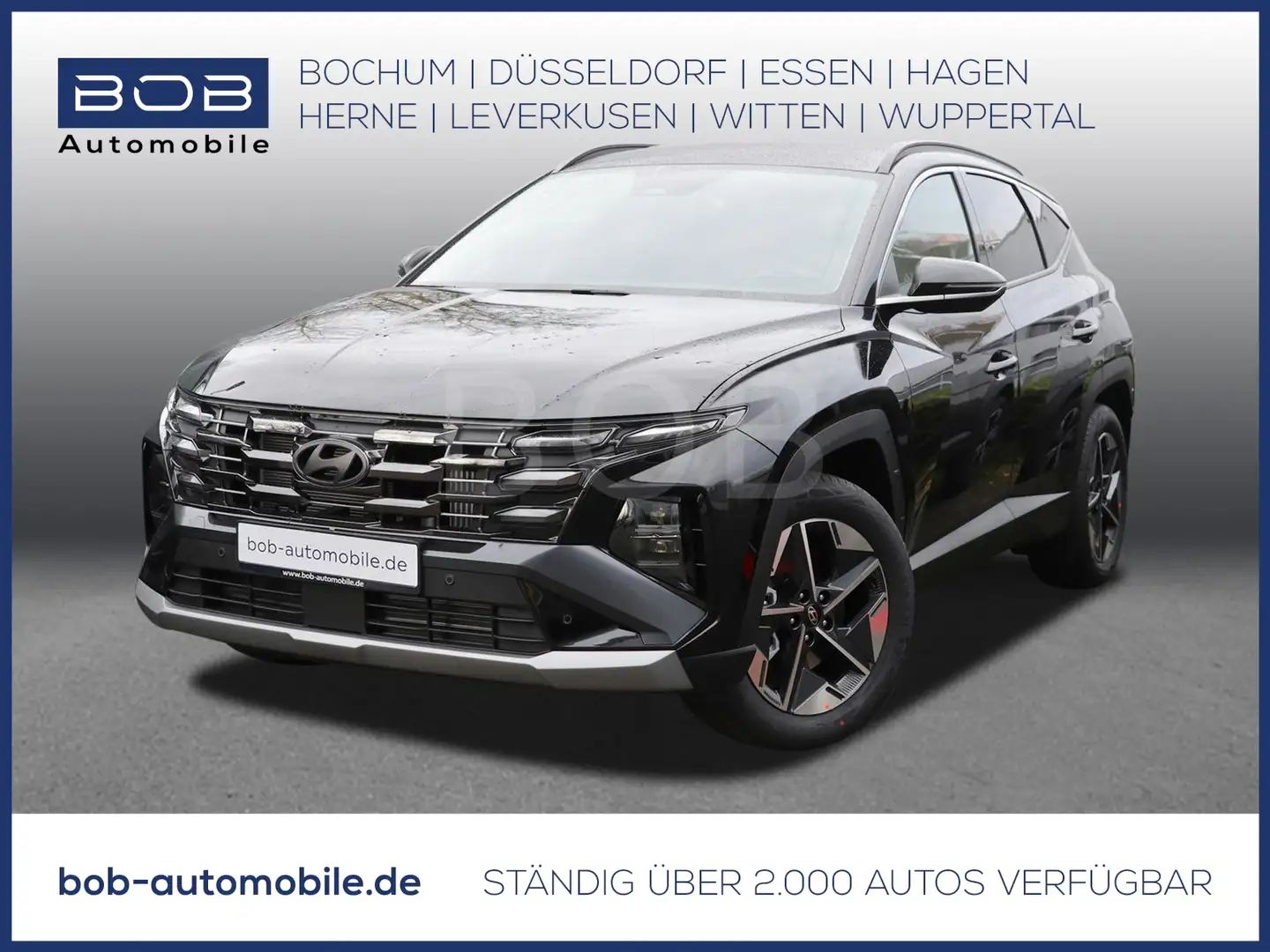 Hyundai TUCSON TREND 1.6 T-GDI 4 7-DCT 2WD NAVI SHZ PDC BT Schwarz - 1