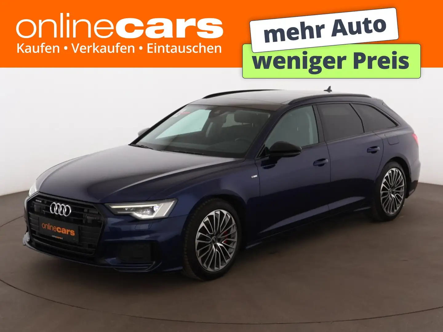 Audi A6 Avant 55 TFSI e quattro S-Line Aut MATRIX SKY Blau - 1