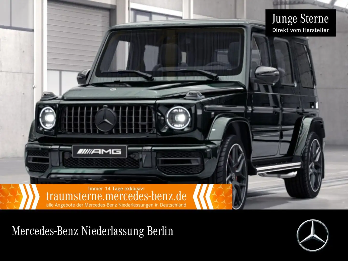 Mercedes-Benz G 63 AMG G 63 NIGHT+DRIVERS+GSD+360+AHK+MULTIBEAM+STHZG+22" Grün - 1