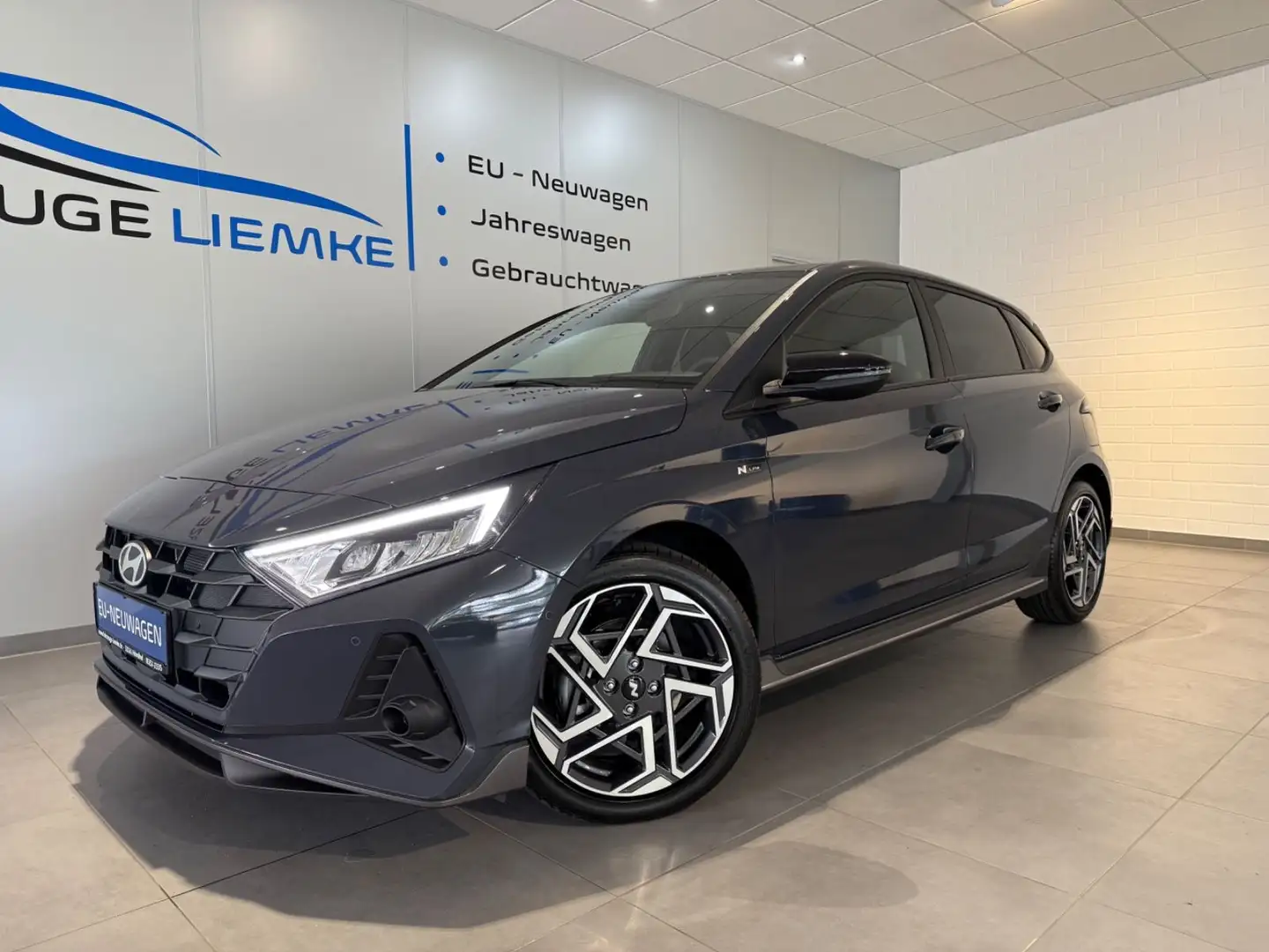 Hyundai i20 1.0 T-GDI DCT N Line+Kamers+17"+LED+Navi+SHZ Grijs - 1