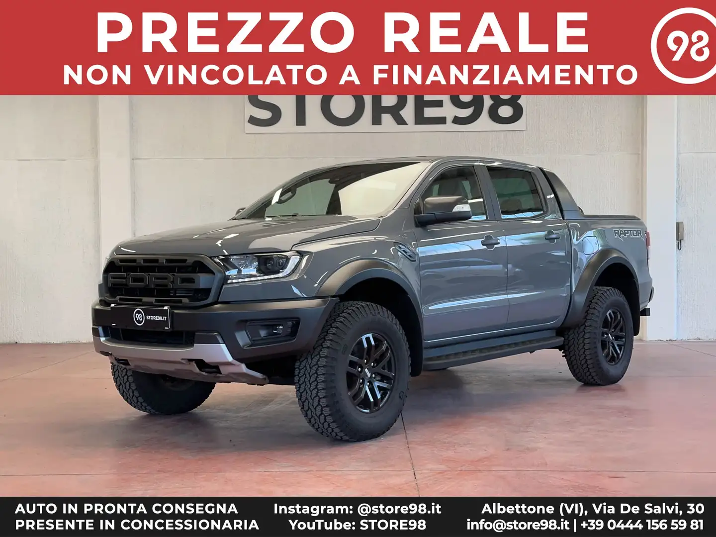 Ford Ranger Raptor 2.0 ecoblue 213cv *PREZZO NETTO IVA/TRAINO* Grey - 1